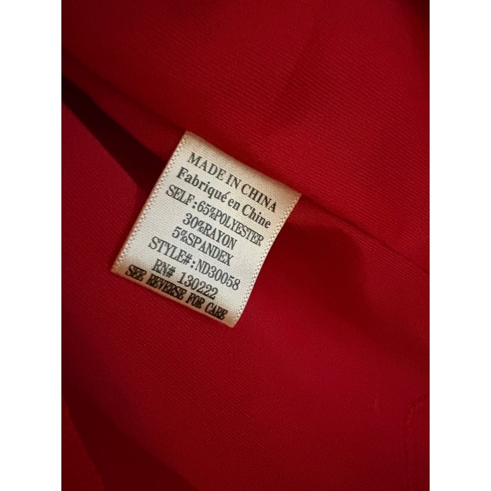 Altard State Red Smocked Puff Sleeve Mini Dress ND30058 Womens Medium - Picture 3 of 8